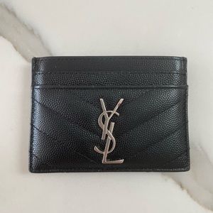 🚫sold🚫Saint Laurent Card Case in Grain
